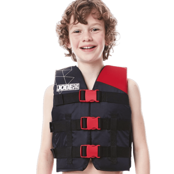 საბავშვო სამაშველო ჟილეტი Jobe Nylon Vest Youth Red